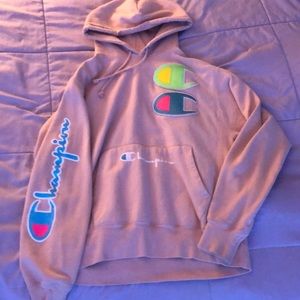 pastel pink mens hoodie